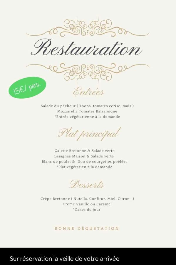 Bed and Breakfast Chez Marinette Langoelan Екстер'єр фото